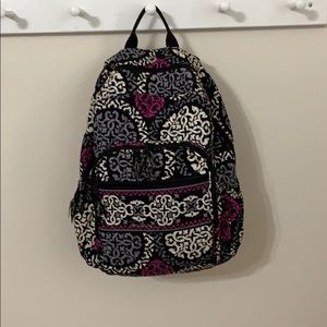 Vera Bradley Canterbury Magenta Campus Backpack